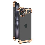 Avizar Protection Design pour iPhone 16 Bumper Renforcé avec Verre trempé Caméra