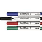 MAUL Etui de 4 Marqueurs pour tableau blanc XL 2-2,5 mm Assorti