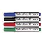 MAUL Etui de 4 Marqueurs pour chevalet de conférence XXL 3-6 mm Assorti