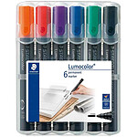 STAEDTLER étui de 6 Marqueur permanent Lumocolor 352