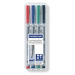 STAEDTLER Lumocolor marqueur non-permanent 312B Biseauté 1 - 2,5 mm étui de 4
