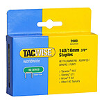 TACWISE Boîte de 2000 Agrafes galvanisées 140/10 mm Type 140