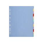 EXACOMPTA Jeu de 12 intercalaires polypro 3.5/10è format maxi A4+ x 15