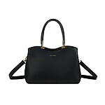 Gallantry Sac à Main pour Femme Victoria Elegance avec Bandoulière Amovible Noir