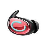 Avizar Oreillette de Sommeil Bluetooth Son Mono Ultra Fin avec Réduction de Bruit Rouge