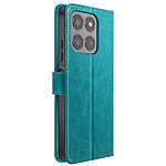 Mayaxess Étui Portefeuille pour Honor 400 Smart Antichoc avec Dragonne Inclus Turquoise
