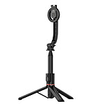 Swissten Perche à Selfie MagSafe 2 en 1 pour iPhone avec Trépied et Télécommande Noir / Rouge