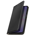 Avizar Étui à Clapet pour Galaxy A07 Magnétique avec Porte-carte et Fonction Stand Noir
