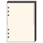 QUO VADIS Recharge Accessoires Organiseur BLOC-NOTES Timer 14 Ivoire 8 x 12 cm 60 pages