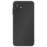Avizar Coque pour Samsung Galaxy A07 en Silicone Soft Touch Antidérapant Noir