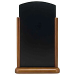 SECURIT Ardoise de table TOP, taille moyenne, brun foncé