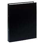 EXACOMPTA Classeur rembordé polypropylène 2 anneaux 30mm A4 Dos de 40 mm Noir