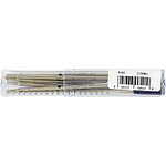 MONTEVERDE Tube 6 recharges billes pointe moyenne bleu compatible avec Cross