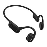Swissten Casque à Conduction Osseuse sans fil Confort Open-ear Mémoire 32 Go Étanche IP68 Noir
