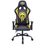 Chaise Gaming Adulte Brawl Stars Noire et Jaune, Simili Cuir et Broderie, Ergonomique et Réglable - SUBSONIC