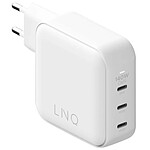 LinQ Chargeur GAN Secteur 3 Ports USB-C Power Delivery 140W Blanc