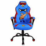 Chaise Gaming Junior Brawl Stars Bleue, Simili Cuir et Broderie, Ergonomique et Réglable - SUBSONIC