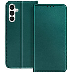 Avizar Étui Folio pour Galaxy S25 FE avec Porte-carte et Support Vidéo Vert foncé
