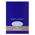 G.LALO Bloc Vergé A5 50 feuilles 100g Bleu