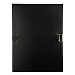 EXACOMPTA Chemises à sangle dos extensible avec rabat en pied et boucle à coulisseau cranté - PP - Noir