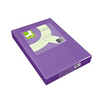 Q-CONNECT Papier couleur multifonction A4 80g/m2 unicolore lilas ramette 500 feuilles x 5