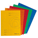 HERLITZ 10x chemise à lamelles easyergo, A4, carton orange