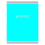 CONQUÉRANT Cahier conquérant classique agrafé 24 x 32 cm 96P 90G grands carreaux bleu x 40