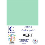 ELVE Paquet de 102 Chemises 160 g 240 x 320 mm ISATIS Coloris Pastel Vert