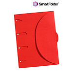 SMARTFOLDER Pack de 6 pochettes de classement Pack Aloha rouge