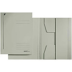 LEITZ Chemise 3 rabats pour format A4 carte robuste 320g Gris