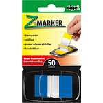 SIGEL Index repositionnable 'Z-Marker' film Color-Tip, bleu