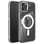 Swissten Coque MagSafe Renforcée pour iPhone 11 Pro Max modèle MagStick Clear Jelly Transparent