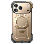 Supcase Coque MagSafe pour iPhone 17 Pro Max avec Béquille Antichoc 4.5m Bouton Photo Dorée