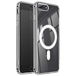 Swissten Coque MagSafe Renforcée pour iPhone 8 Plus modèle MagStick Clear Jelly Transparent
