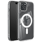 Swissten Coque MagSafe Renforcée pour iPhone 15 modèle MagStick Clear Jelly Transparent