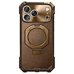 Supcase Coque MagSafe pour iPhone 17 Pro Max avec Béquille Antichoc 4.5m Bouton Photo Marron