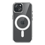 Swissten Coque MagSafe pour iPhone 15 Plus Collection MagStick Clear Jelly Transparent