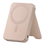 Satechi PowerBank Magnétique 10000mAh Compatible Qi2 15W Modèle OntheGo avec Support Rose