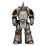 Warhammer The Horus Heresy - Figurine 1/18 lron Warriors Command Squad Chosen with Legion Standard 12 cm