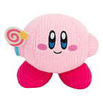Kirby - Peluche Nuiguru-Knit Kirby avec Invincible Candy Wand
