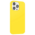 Moxie Coque pour iPhone 14 Pro Édition Color Skin en TPU avec Intérieur Doux Jaune