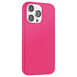 Moxie Coque pour iPhone 14 Pro Édition Color Skin en TPU avec Intérieur Doux Rose clair