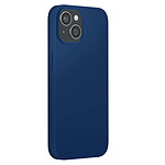 Moxie Coque pour iPhone 15 Édition Color Skin en TPU avec Intérieur Doux Bleu marine
