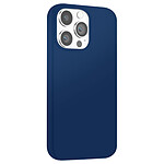 Moxie Coque pour iPhone 14 Pro Édition Color Skin en TPU avec Intérieur Doux Bleu marine