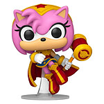 DC x Sonic the Hedgehog - Figurine POP! Amy version Wonder Woman 9 cm