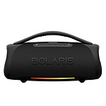 Avizar Enceinte Bluetooth 5.3 120W IPX7 5000mAh avec Effets Lumineux Modèle Malta Noir