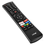 LinQ Télécommande TV Telefunken pour HDTV / LED / LCD Signal jusqu'à 8m Noir