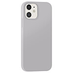 Moxie Coque pour iPhone 12 / 12 Pro Édition Color Skin en TPU avec Intérieur Doux Gris