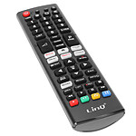LinQ Télécommande Universelle pour Téléviseur LG avec Portée 8m Noir