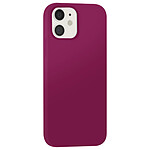 Moxie Coque pour iPhone 12 / 12 Pro Édition Color Skin en TPU avec Intérieur Doux Violet foncé